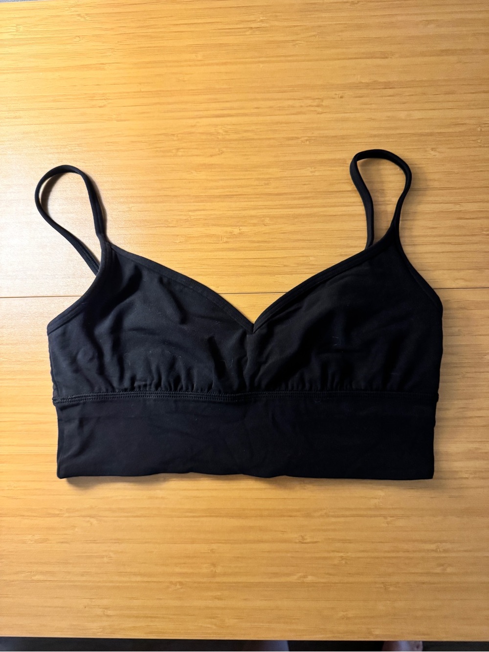 lululemon athletica Black Thin-Strap Bralette